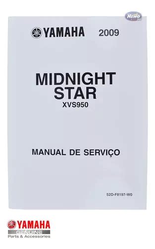 Manual De Serviço Midnight Star Xvs 950 Original Parcelamento sem juros