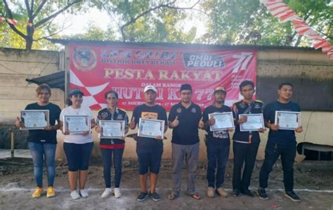 Pesta Rakyat Dan Gmbi Peduli Diakhir Rangkaian Peringatan Hut Ri Ke