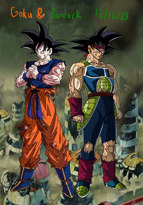 Goku and Bardock by Nicosebas2322 on DeviantArt