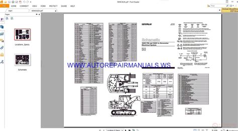 Caterpillar C And C Ll Excavator Electrical Schematics Manuals