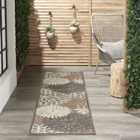 Snapklik Aloha Indoor Outdoor Area Rug 23 X 12 Natural Runner