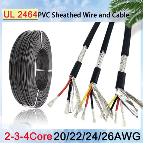 CW Copper Wire Sheathed Shielded Wire PVC Power Cord UL 2464 Signal