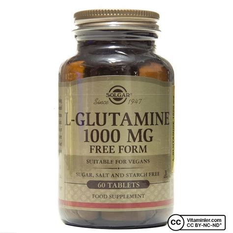 Solgar L Glutamine Mg Tablet Vitaminler