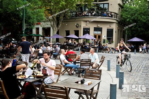 Street Scene In The Trendy Neighbourhood Of In Palermo Soho Full With