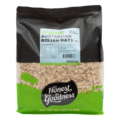 Organic Wholegrain Rolled Oats 25kg Bulk Finland Origin