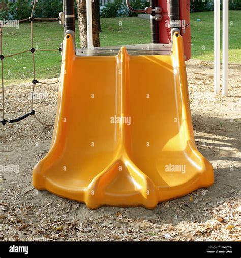 Colorful Children Playground In The Park Stock Photo Alamy