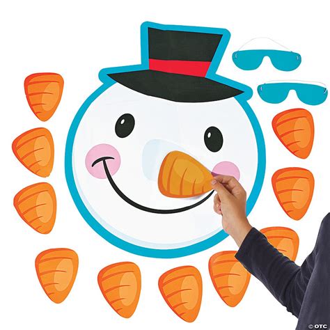 Snowman Carrot Nose Template