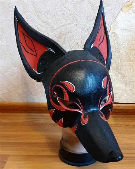 Kitsune Mask Fox Mask Cosplay Fox Mask Etsy