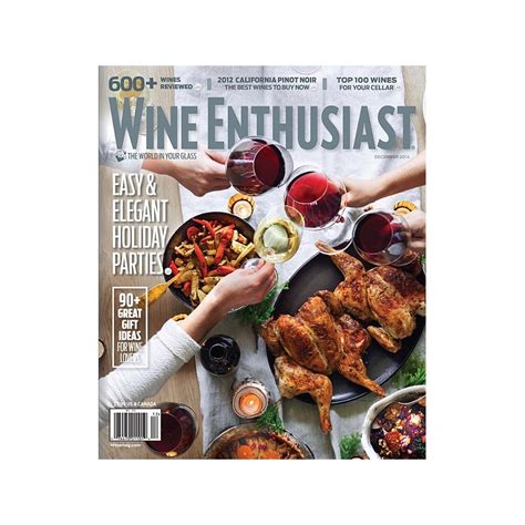 Wine Enthusiast Magazine Subscription