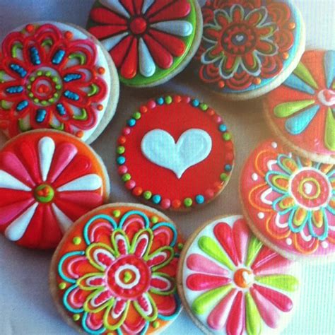 HayleyCakes And Cookies Austin TX Flower Cookies Cookie