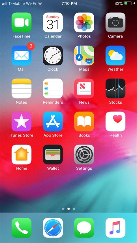 Iphone Home Screen Template