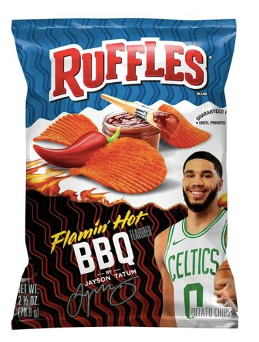 Ruffles Potato Chips Flamin Hot Bbq Flavored Oz Garcia Plaza