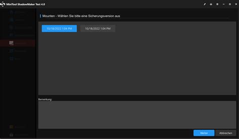 Sicherungsabbild Mit Minitool ShadowMaker Mounten Und Dismounten MiniTool