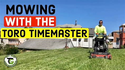 Toro Timemaster On A Weekly Mow Diy Chute Blocker Ocdc Youtube