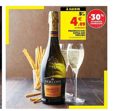 Promo Prosecco Doc Extra Dry Perlino Chez Hyper U Icatalogue Fr