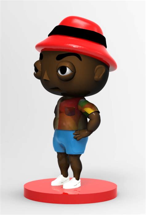 Stl File Black Cuban Funko・3d Printable Model To Download・cults