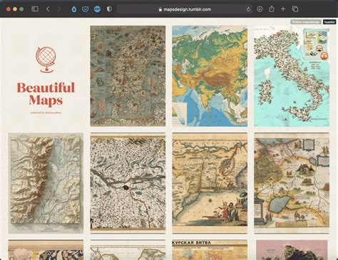 Beautiful Maps A Collection Of Beautiful Maps Abakcus