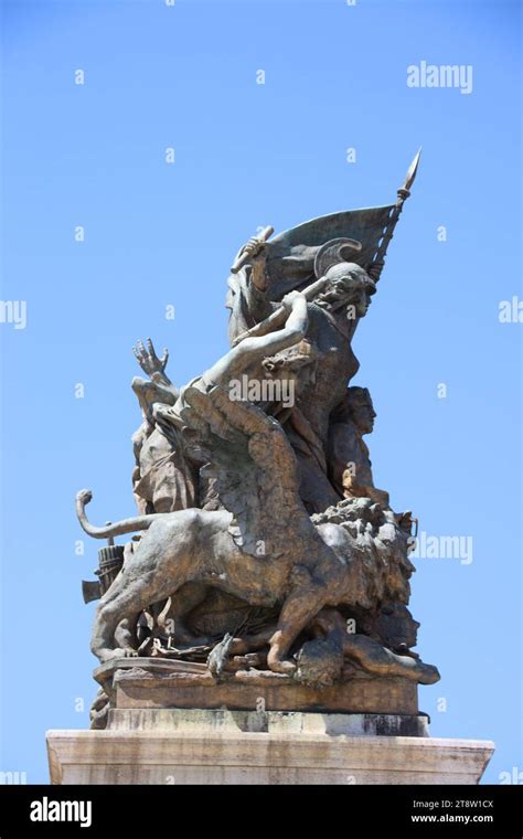 Victor Emmanuel Ii Monument First King Of Unified Italy Mid 19th