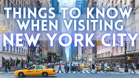 Everything You Need To Know Visiting New York City Youtube