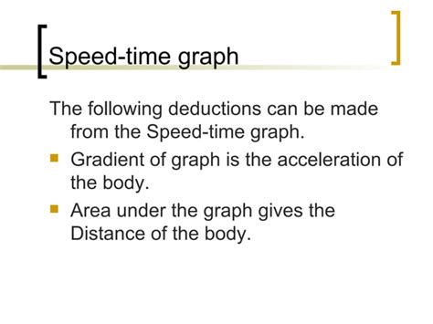 Graphical Analysis Of Motion Ppt