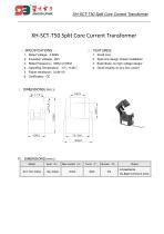 Xh Sct T Split Core Current Transformer Ct Jiangyin Spark