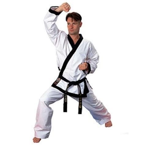 Proforce Oz Tang Soo Do Master Uniform Black Trim Traditional