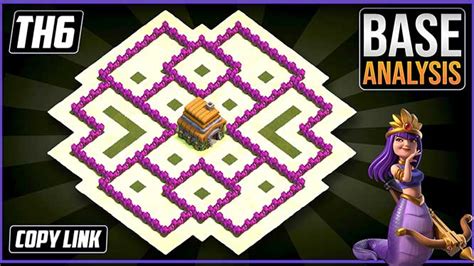 NEW BEST TH6 Hybrid Trophy Base COC Town Hall 6 Hybrid Base Design