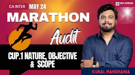 Chapter Ca Inter Audit Marathons May Kunal Mandhania