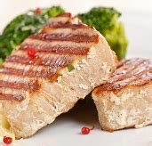 Marinated Grilled Yellowfin Tuna Steak