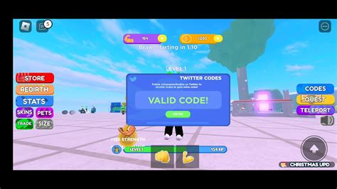 Get Buff Simulator Codes New Update Redeem Fast Roblox Youtube