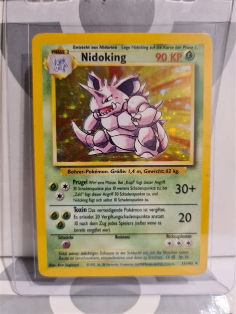 Nidoking Holo Rare Base Set Pokemon Karte 1999 Kaufen Auf Ricardo