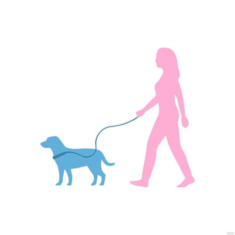 dog walkings - Clip Art Library