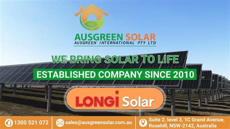 Longi Solar Panel Installer In Nsw Residential Commercial Solar