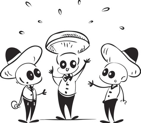 Three Cartoon Characters With One That Says Quot Three Quot On The
