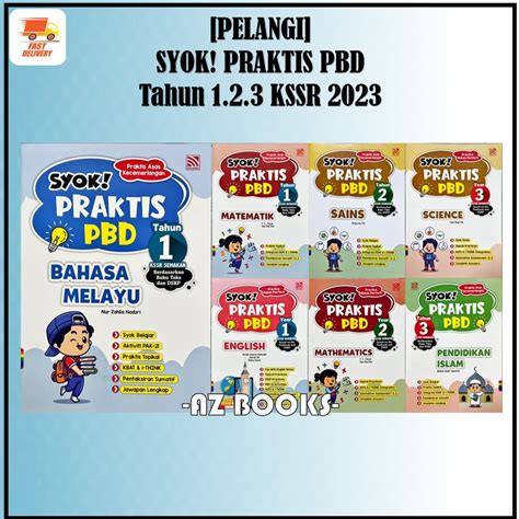 AZ PELANGI Buku Latihan SYOK PRAKTIS PBD KSSR Tahun 1 2 3 2023