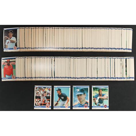 1984 Fleer Baseball Complete Set Of 660 Cards With Don Mattingly 131