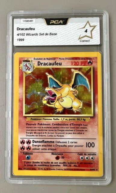 Carte Pok Mon Dracaufeu Pca Wizards Set De Base