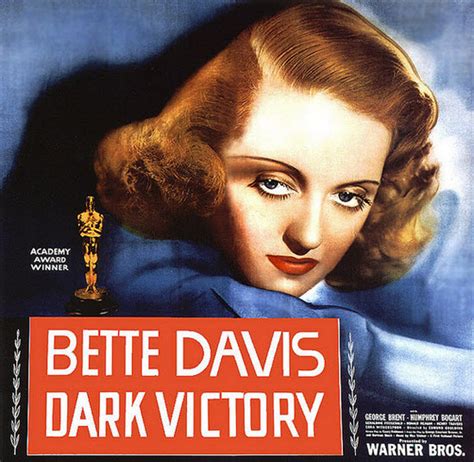 Dark Victory Bette Davis Movie 1939 Mad Men Art Vintage Ad Art