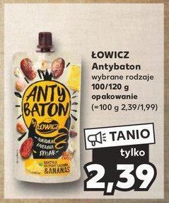 Mus daktyle orzechy laskowe ananas Łowicz anty baton cena promocje