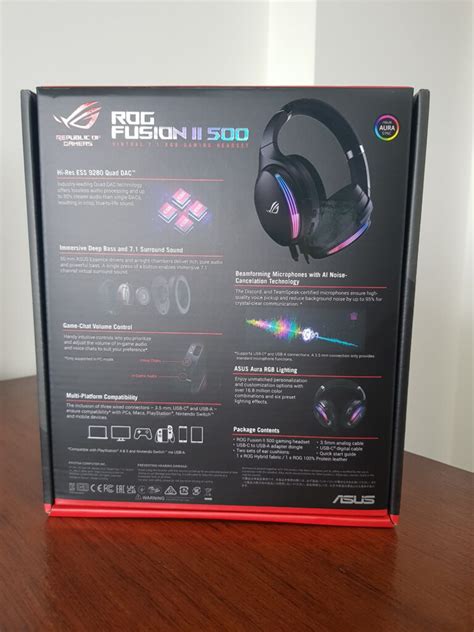 Asus Rog Fusion Ii 500 Gaming Headset Review Einfoldtech