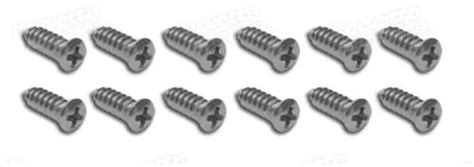 Sill Plate Screw Set 12 Piece 65 67 Shop Interior At Northern Corvette