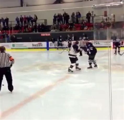 Quebec Hockey Players Turn Fight Into Ice Dancing For Charity Event ...