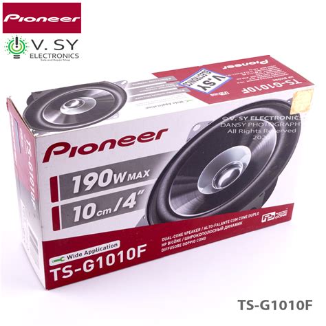 Original Pioneer Ts G F W Ohms Inches Cm Dual Cone Car