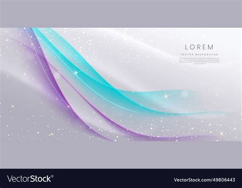 Abstract Elegant White Background With Blue Vector Image