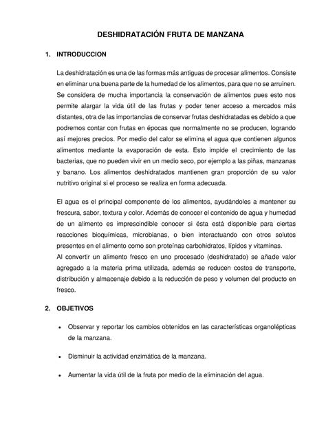 Pdfcoffee Actividad 3 DESHIDRATACIÓN FRUTA DE MANZANA 1