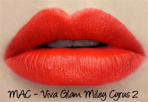 Mac Viva Glam Miley Cyrus Lipstick And Lipglass Swatches Review