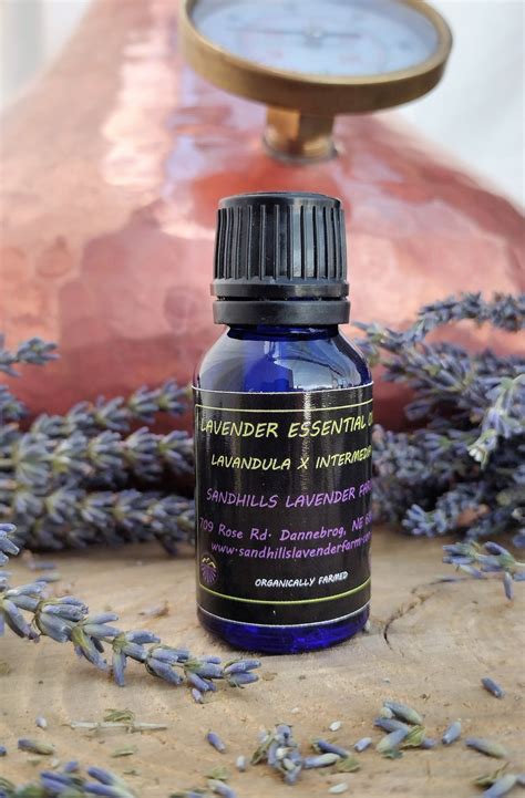 Organic Lavender Essential Oil 15ml Sandhills Lavender Farm