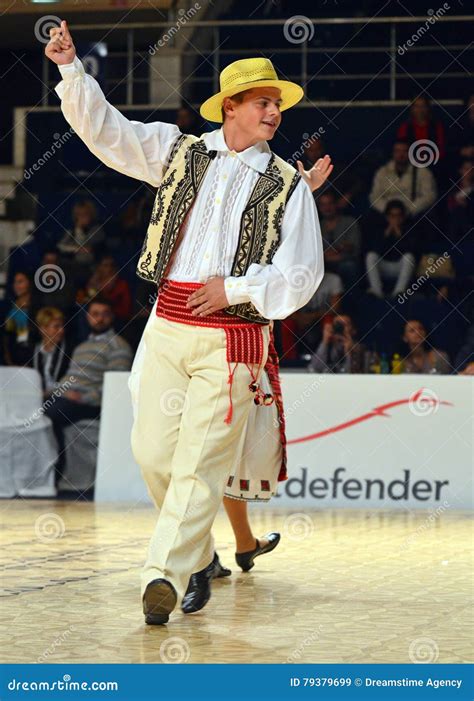 Man In Romanian Traditional Outfit Editorial Stock Image Image Of