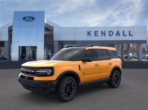 New 2023 Ford Bronco Sport Outer Banks 4d Sport Utility In Meridian Rn29172 Kendall Ford Of