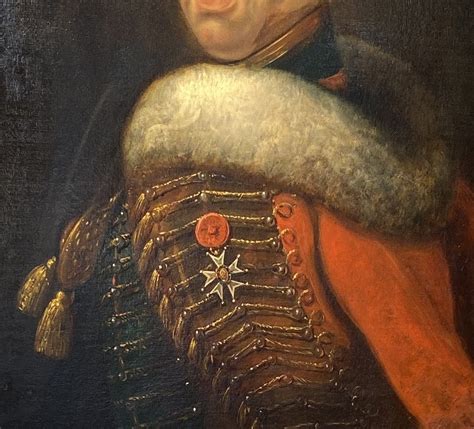 Proantic Portrait Of An Officer Of The Chasseurs à Cheval Of The Imp